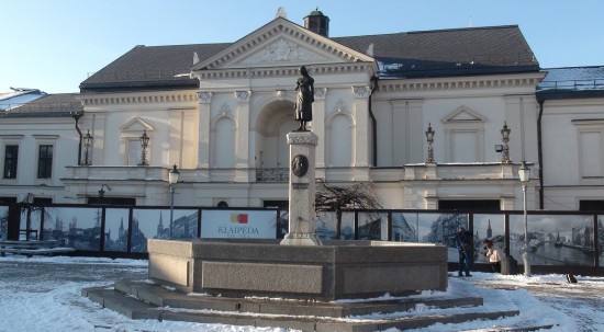 Theater Square of Klaipėda Old Town
